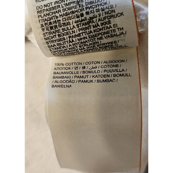 Superdry Men's T-Shirt Size XL Regular White Short sleeve Tee textured Logo - Picture 10 of 10